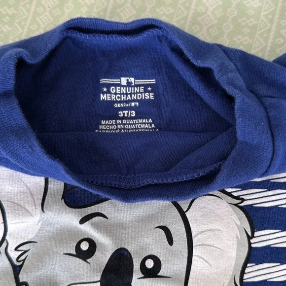 Kids LA Dodgers T-shirt 3T - Picture 2 of 3